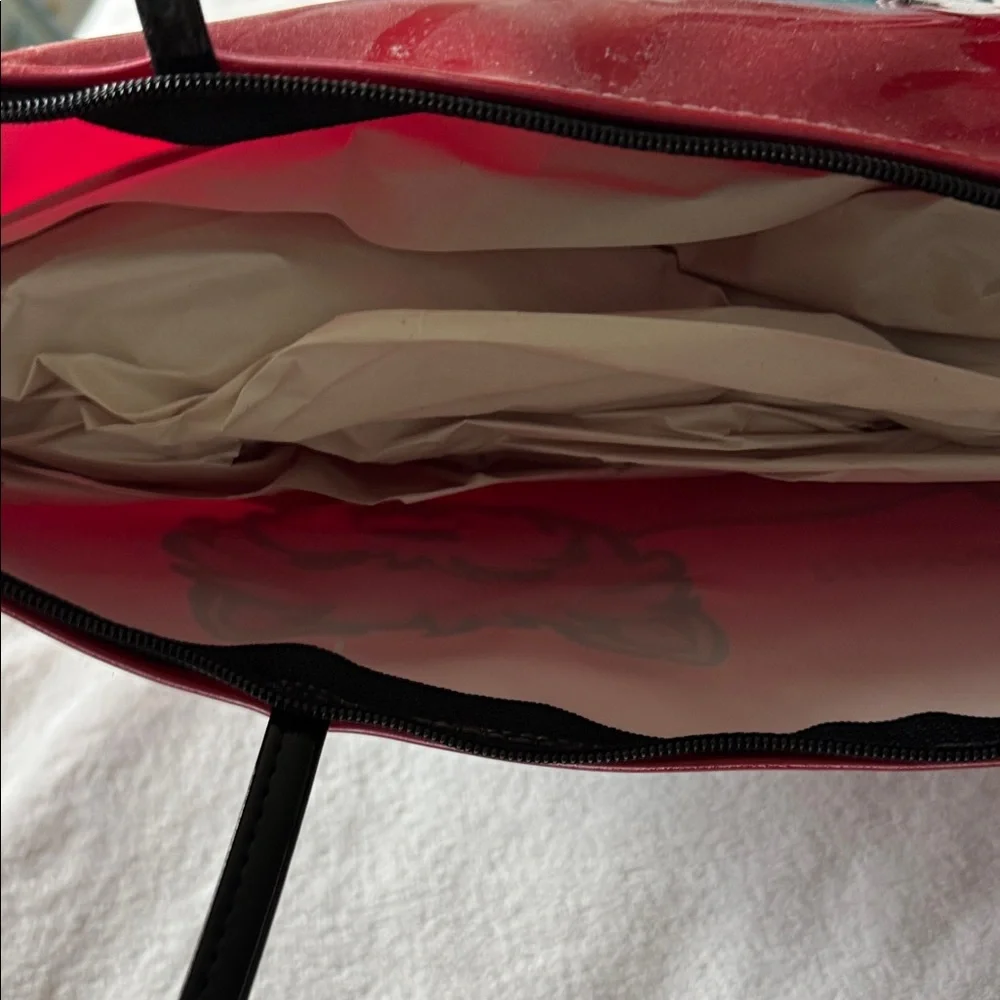 Red Dog Tote Bag